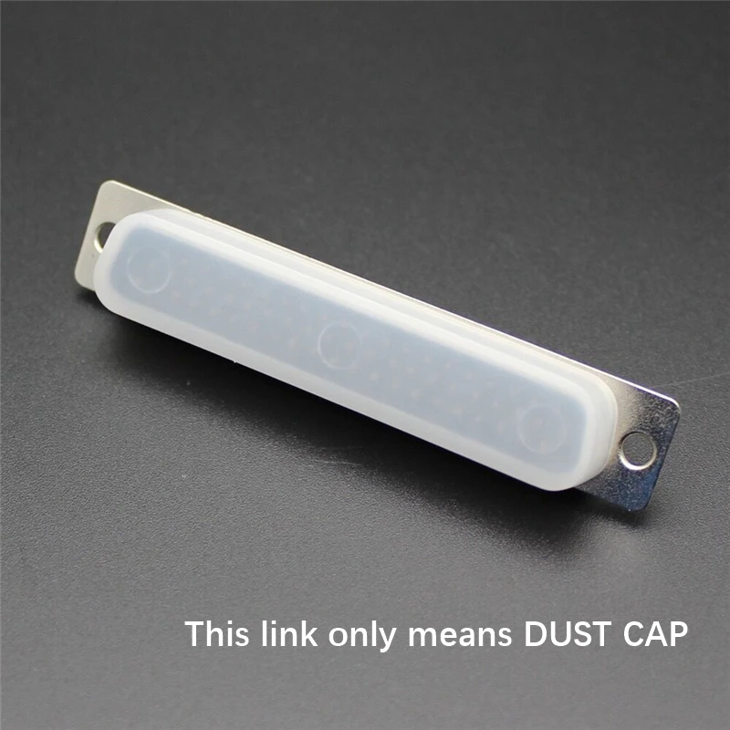 3-rzędowa męska osłona przeciwpyłowa DB62, złącze VGA Pin, antykorozyjna wtyczka antykorozyjna, 100 szt.