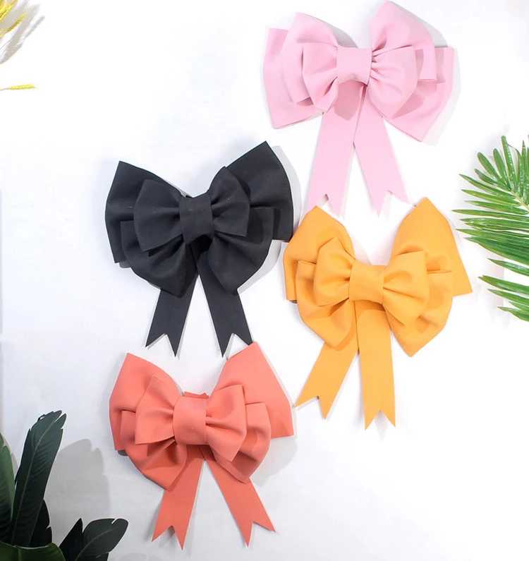 Aqumotic DIY Huge Bow Material Package Giant Bowknot Large Bowtie Decoration Handmade PE Party Background Wall Decor