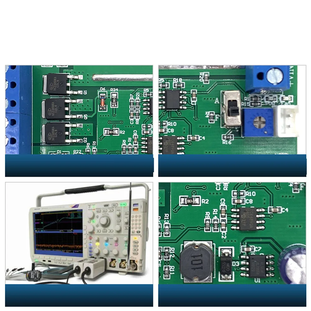 Automatic DC Fan Speed Controller 10A 12V 24V 48v FAN PWM temperature control speed regulation Noise reduction