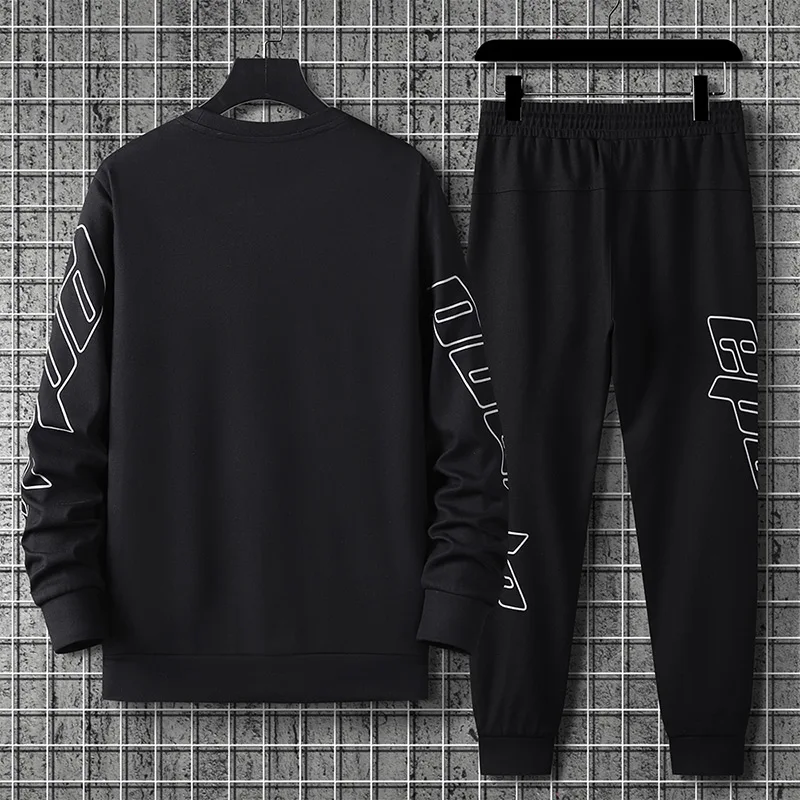 Super Large Size 10xl 9xl 8xl Men 2pcs Tracksuit Sets Fashion Sportsuit Sweatshirts Suit Male Hoodies And Sweatpants Sportswear