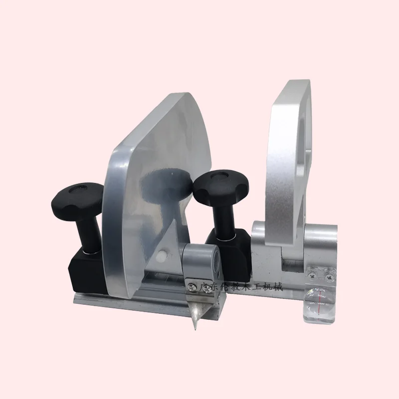 Sliding Tafelcirkelzaag Met Liniaal Baffle/Positionering Plaat Schaal Vergrootglas Handvat Houtbewerking Machines Accessoires