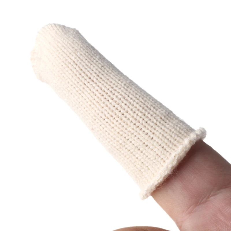 Cotton Finger Guards Cots Avoid Protection Prints Clean Polish Craft Tool 20Pcs M5TB
