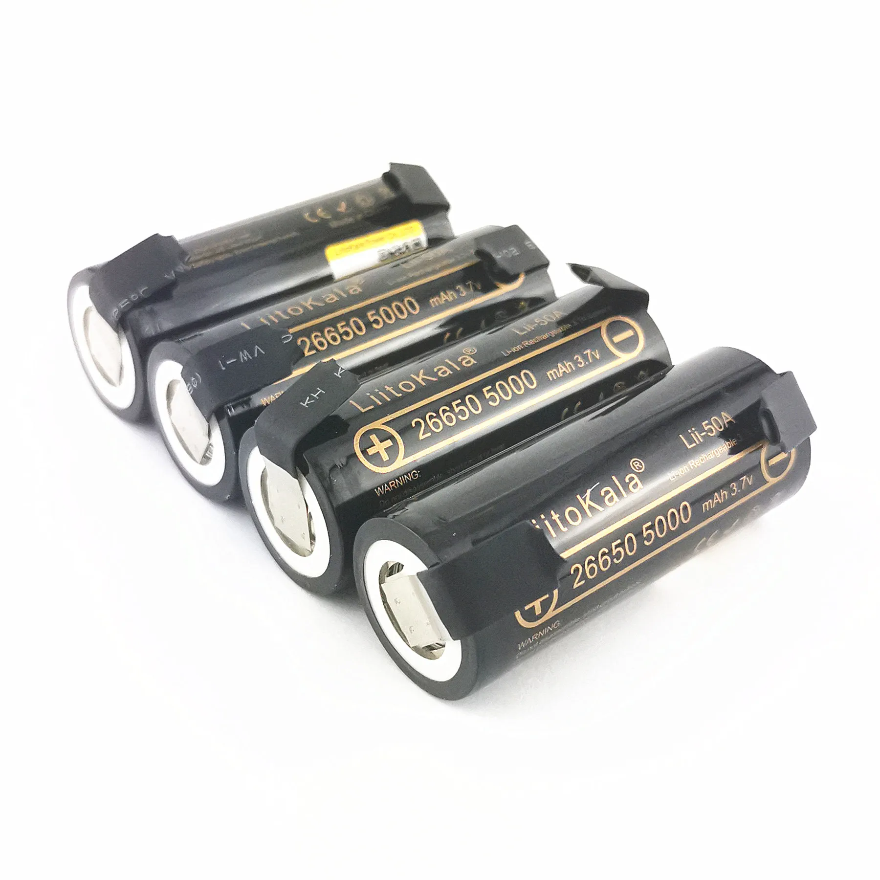 Lii-50A LiitoKala 26650 5000mah 26650-50A akumulator litowo-jonowy 3.7v do latarki 20A + DIY nikiel arkusze