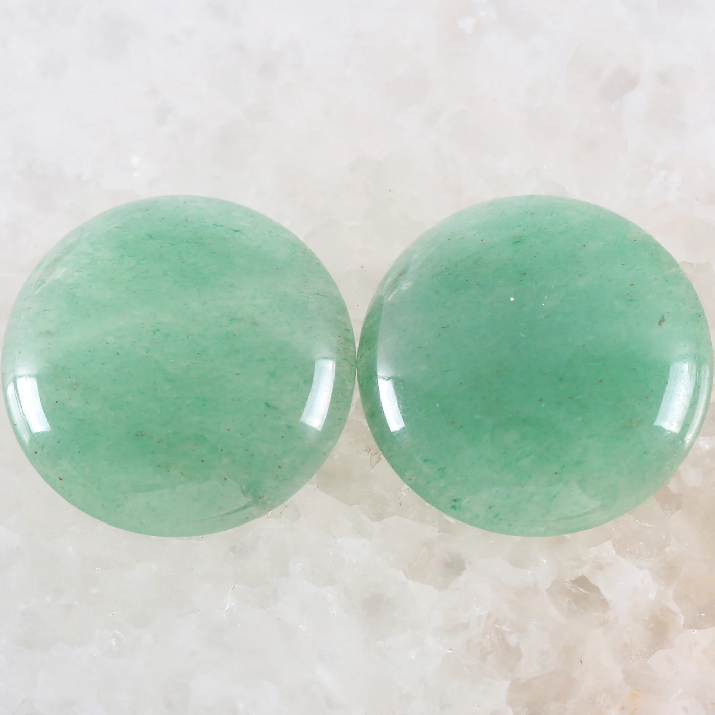 30MM Round Cabochon Natural Stone Blue Lapis No Drilled Hole Bead  2Pcs/Lot