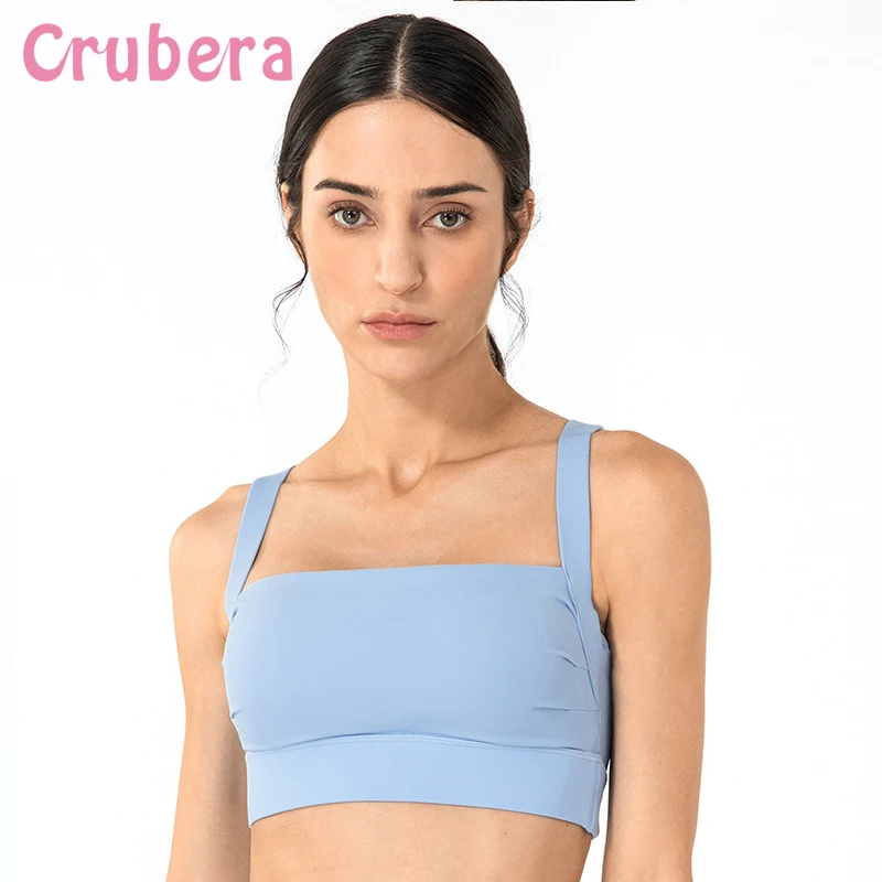 

CRUBERA Line Back Straightening Yoga Bras Women's Sports Underwear