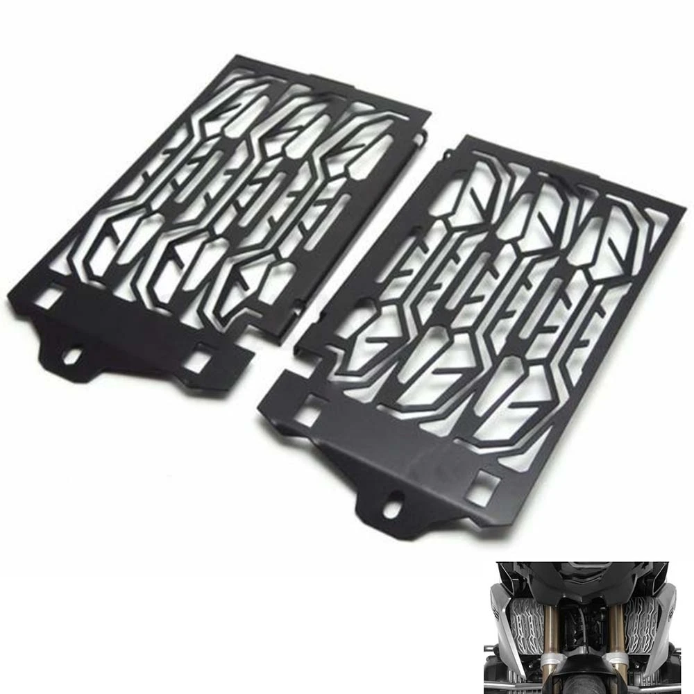 

Black Motorcycle Bike Metal Radiator Grill Cooler Guard Cover For BMW R1200GS GSA ADV 2013 2014 2015 2016 2017