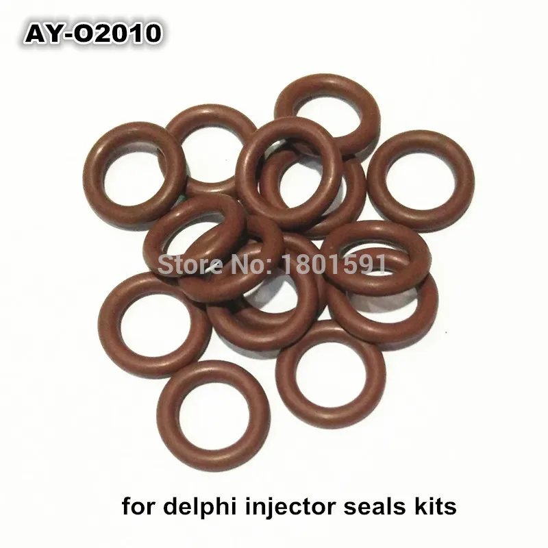 500pcs free shipping Fuel injection rubber orings 14.4*9.19*2.62mm for Chevrolet Colorado seal kit AY-O2010