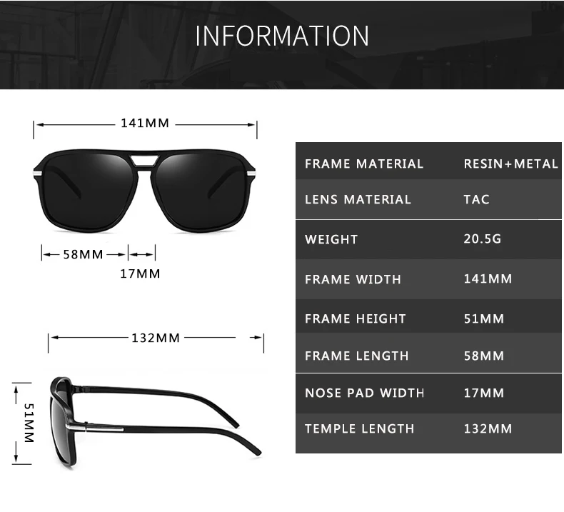 2023 Fashion Men Cool Square Style Gradient Polarized Sunglasses Driving Vintage Brand Design Cheap Sun Glasses Oculos De Sol