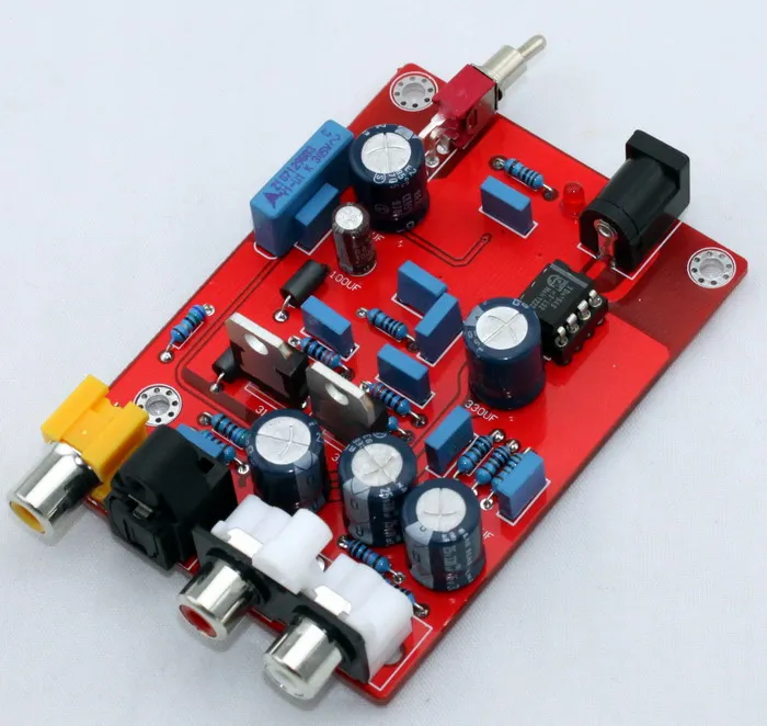 

YJ0085-TDA1543+CS8412 Decoder Board Fiber Coaxial Decoder