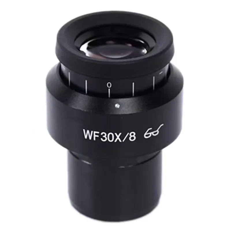 1 PC 30X Adjustable Wide Field 8 mm Microscope Eyepiece High Eye Point with Mounting Size 30mm for Laboratory Stereo Microscopio