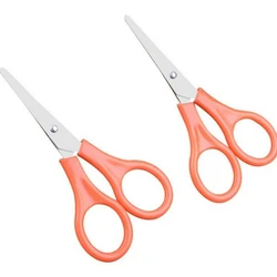 9cm Multipurpose Scissors Stainless Steel Sharp Scissors for Office Home General Use, Plastic Grip, DIY Crafts Scissors