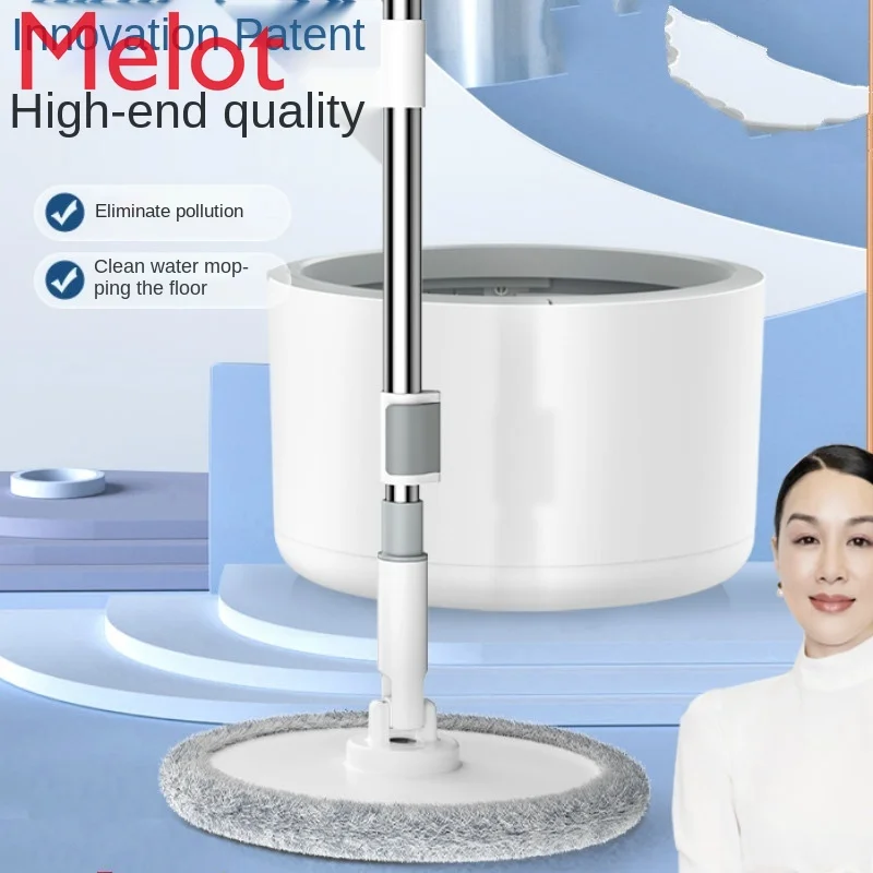 High-End Luxury Mop Household Wet and Dry Squeeze Water New Mop Hand Wash-Free Mopping Gadget Mop For Wash Floor