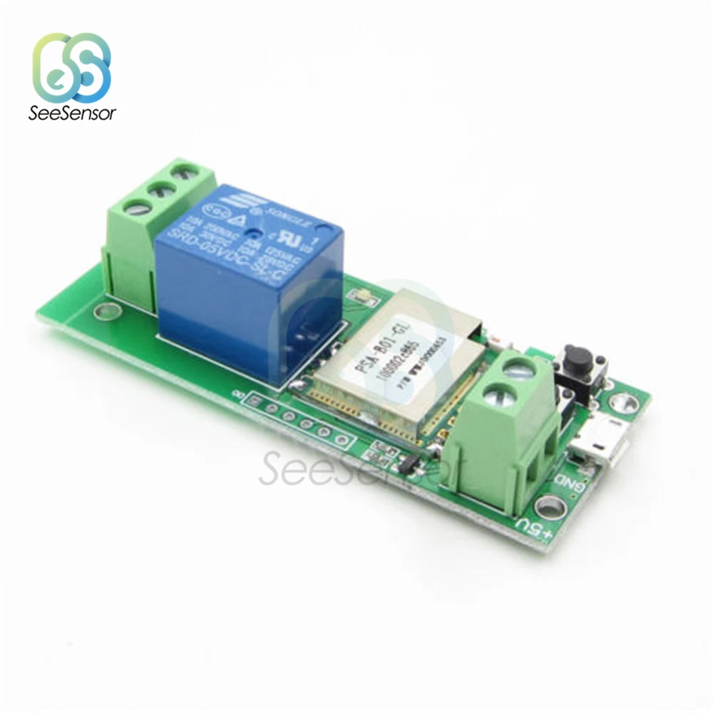 DC 5V 12V 32V Self-locking Wifi Relay Module Smart WiFi Remote Control Switch Timer Wireless Switch for Smart Home