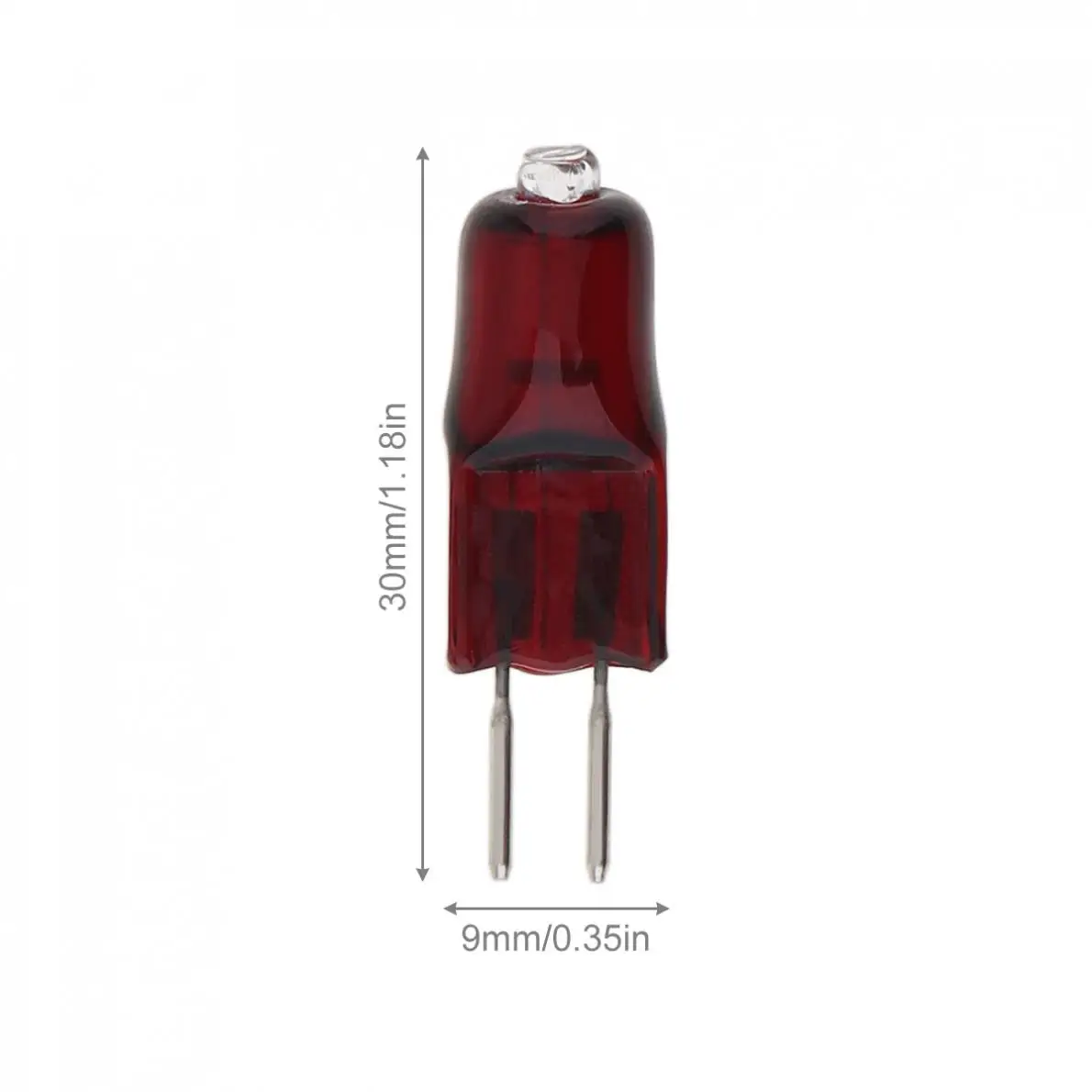 10pcs G4 Infrared Halogen Lamp 12V 20W IR Lamp Heater Halogen Bulb Heating Drying Painting Quartz