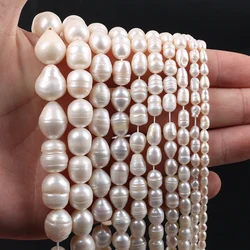 Natural Freshwater Pearl Beads High Quality Irregular Shape Punch Loose Beads for Jewelry Making DIY Necklace Bracelet