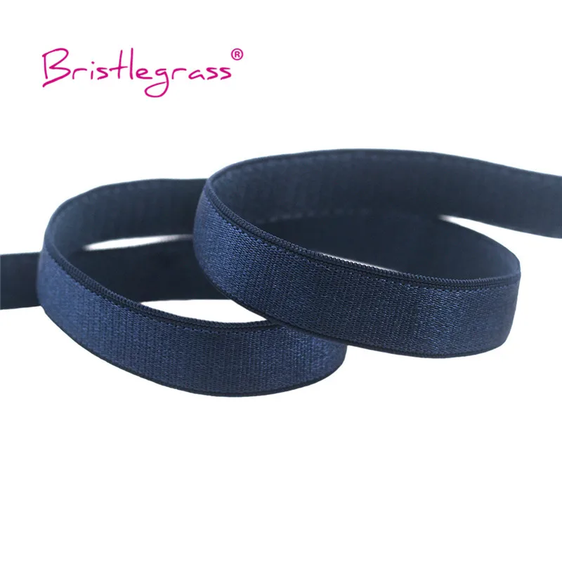 BRISTLEGRASS 2 5 10 Yard 3/8" 10 mm glänzender Nylon-BH-Träger, elastisches Spandex-Satinband, Schulterband, Unterwäsche, Dessous, Nähbesatz – Detail 39