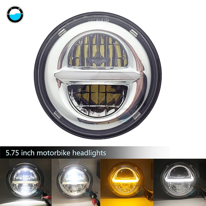 5.75 inch motorcycle projector  LED headlghit for HONDA VTX 1300 1800 5.75 Inch Led Headlights For Triumph Rocket iii 3.