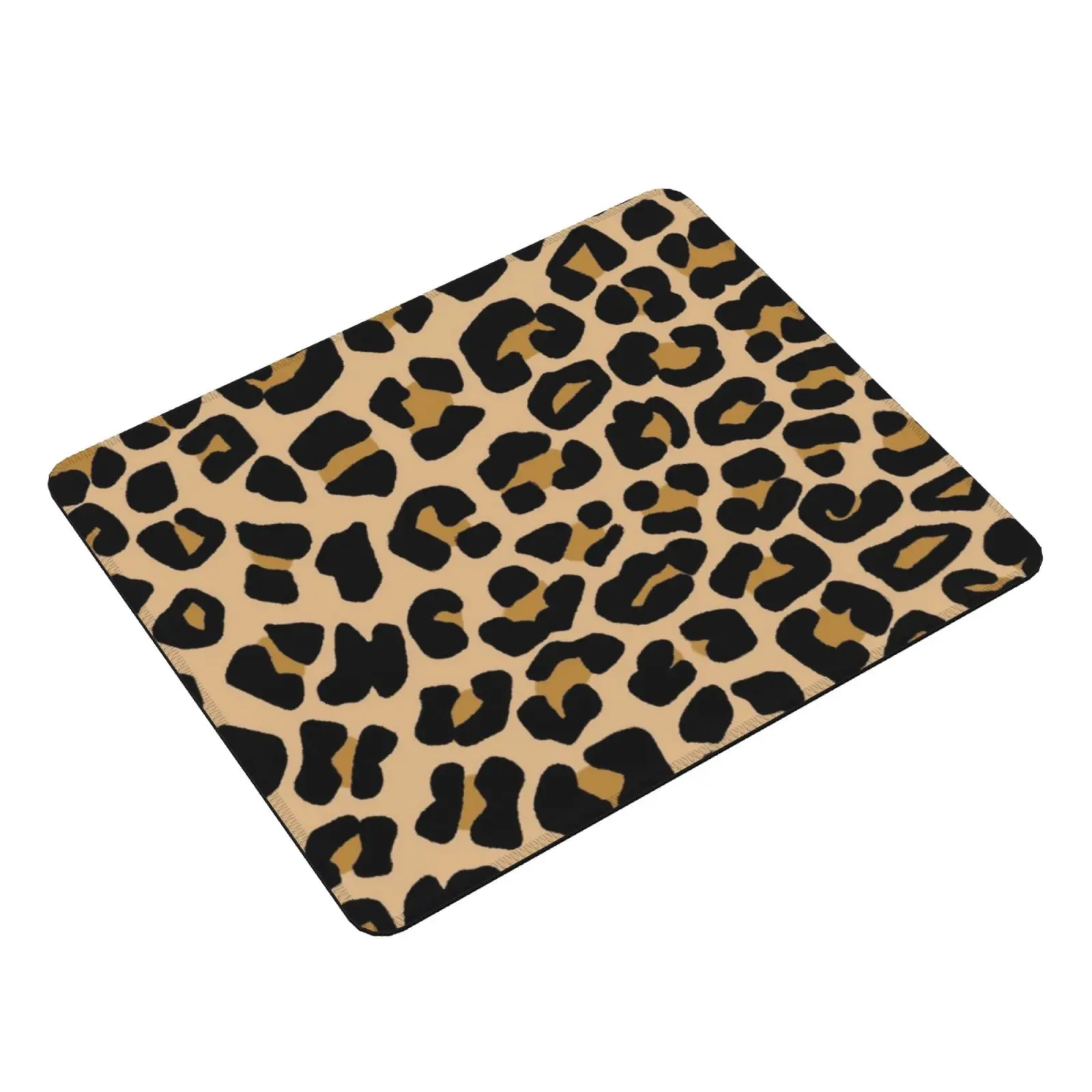 Leopard Print Mouse Pad 2520 Brown Orange Light Brown Fur Animal Fur Beige Leopard Leopard