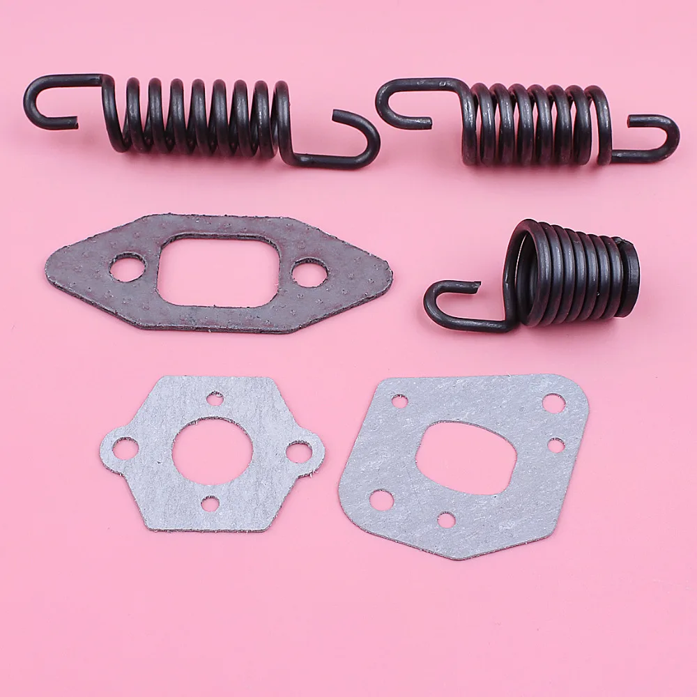 Imagem -04 - Carburador Carb Gasket Tampão av Spring Mount Conjunto para Partner 350 351 352 370 390 Motosserra Peça de Reposição