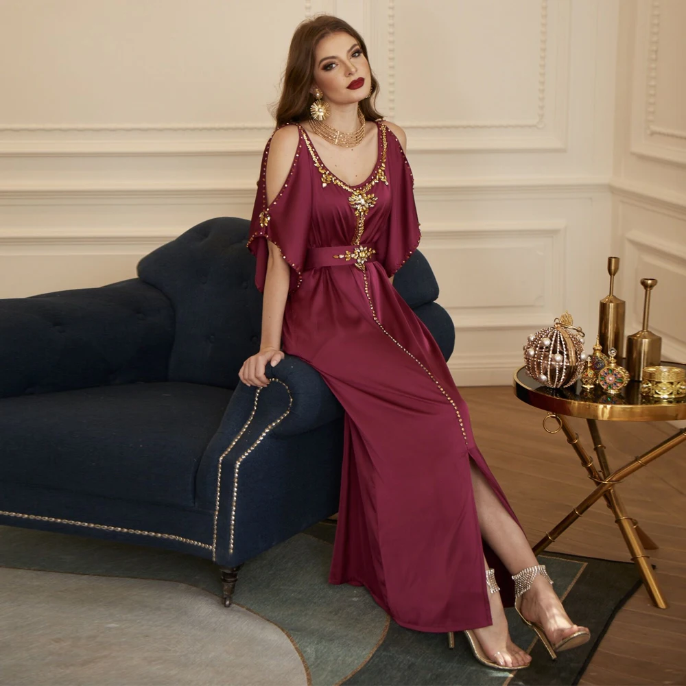 Ramadan Eid Abaya Dubai Turkey Islam Arabic Muslim Dress Abayas For Women Robe Femme Longue Musulman Caftan Marocain De Soiree
