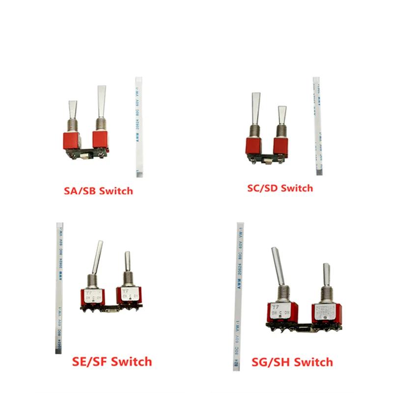 Jumper T16 Toggle Switches W Board 2 or 3 Position for T16 Pro SG-SH SE-SF SC-SD SA-SB Fine Tuning Trigger Transmitter