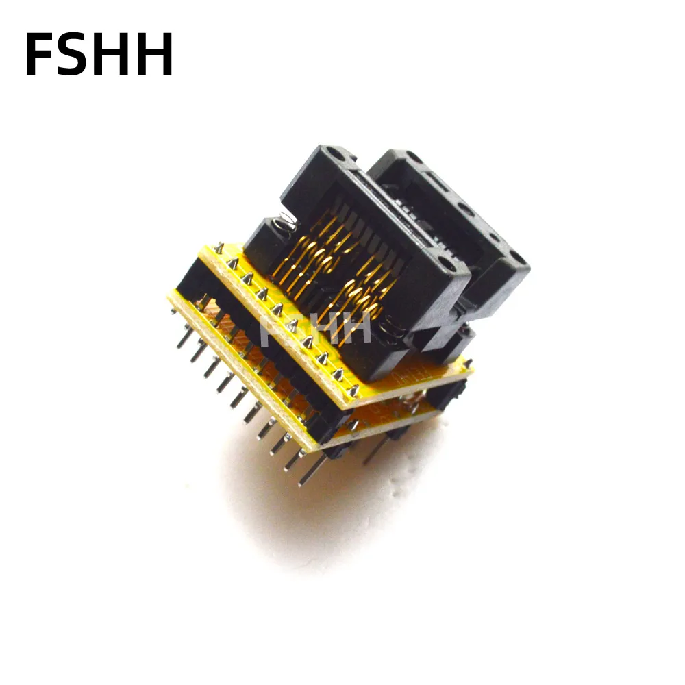 Of 25 wide-body SOP8 IC Test Socket / programmer adapter OTS-20 (8X2) 1.27-01 dual position SOP8 adapter SOP8 to DIP8 200mil