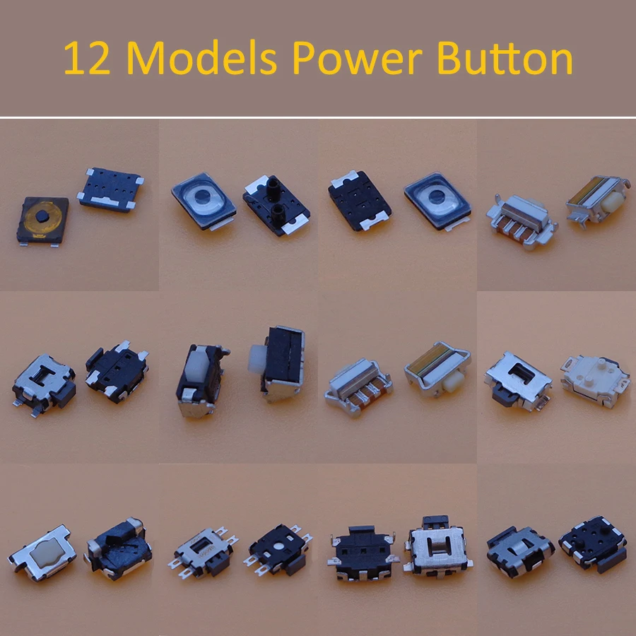 12Models Power Button Switch Top Inner ON OFF Contact Button For iPhone 4 5 4S 4G 5C 5S Nokia E71 Samsung S2 3 Mobile phone