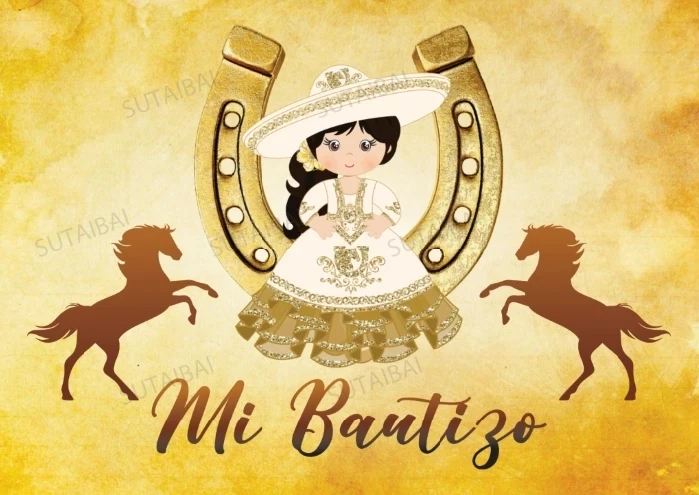 Mi Bautizo-telón de fondo personalizado para fotografía de bebé, decoración de primera comunión, para estudio fotográfico