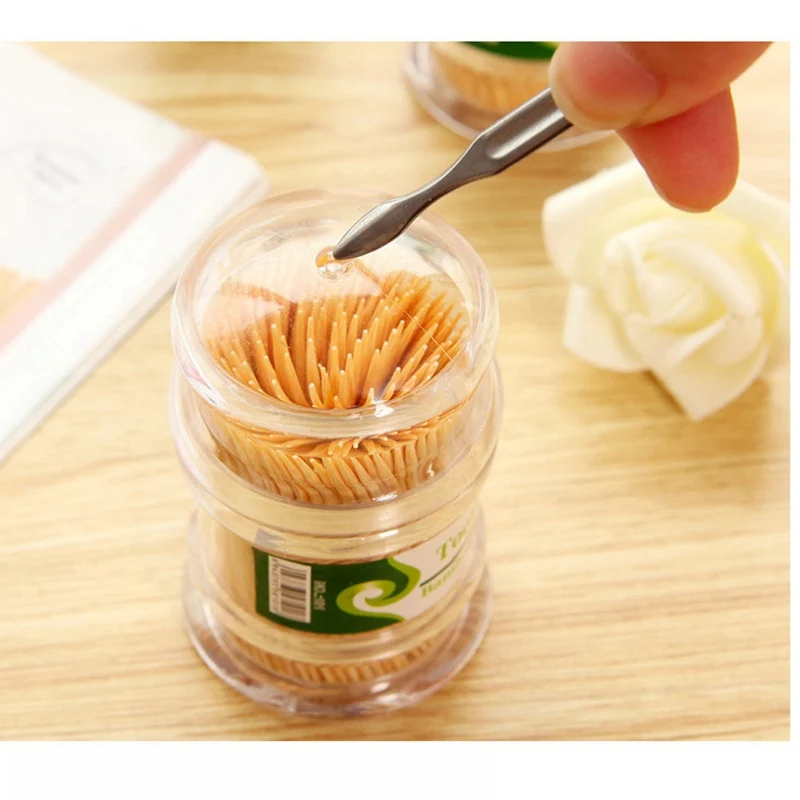 200PCS/ Box Disposable Toothpicks Wood Dental Natural Bamboo Toothpick For Home Restaurant Hotel Products Toothpicks Tools