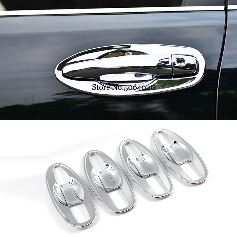 

ABS Chrome For Nissan x-Trail T32 Rogue 2014 2015 2016 2017 accessories Car Door protector handle Bowl Cover Trim car styling