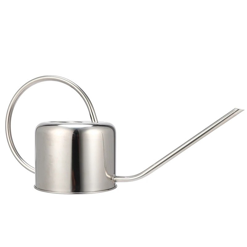 Hot Sale European Gardening Watering Can Pot Stainless Steel 900Ml Household Shower Pot Small Watering Flower