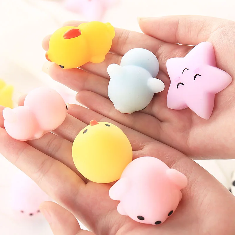 Squishy Animal Antistress Toys Slimy Squeeze Toys Cute Antistress Ball Abreact Soft Sticky Antistress giocattoli divertenti per i bambini