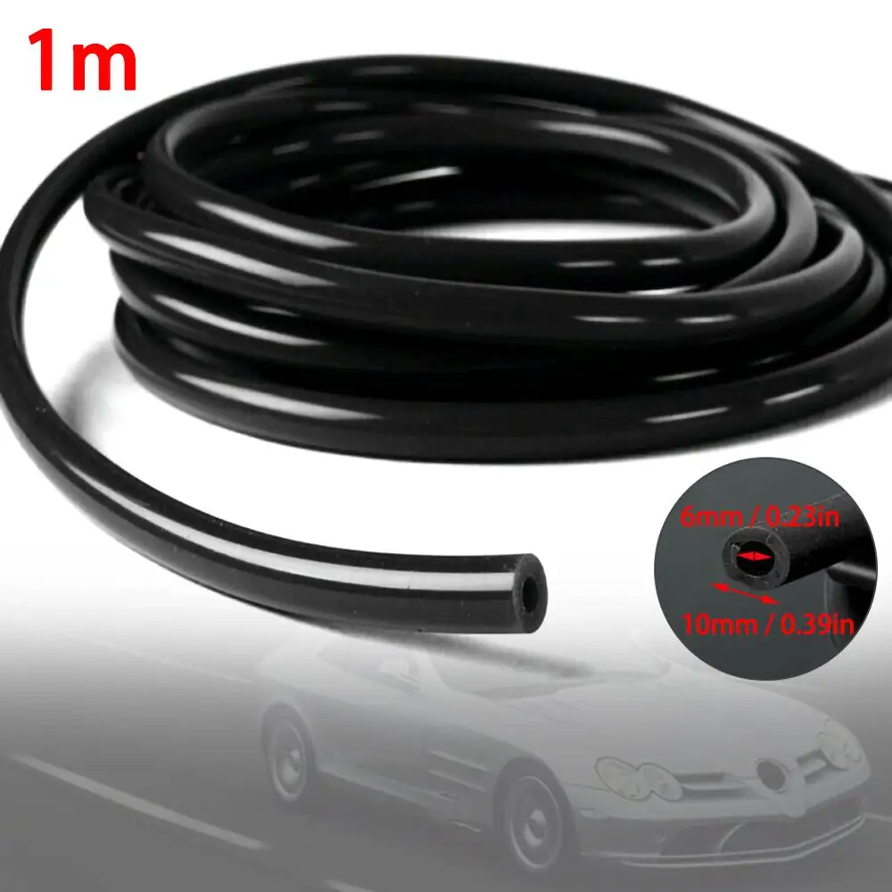 

5mm 1/4" Inches Fuel Gasoline Oil Air Vacuum Hose Line Pipe Tube gasoline 1 meter