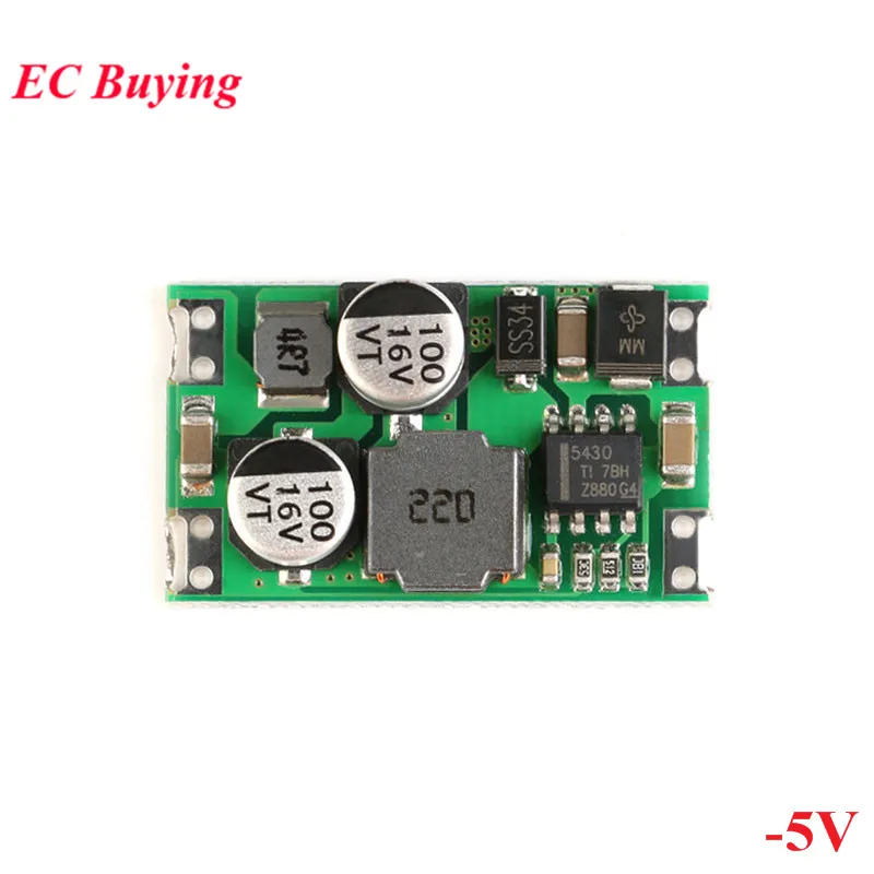 10Pcs/1pc DC-DC Negative Voltage Power Supply Module Converter Board Reverse Voltage Output -3.3V/-5V/-9V/-12V 5.5-36V Input