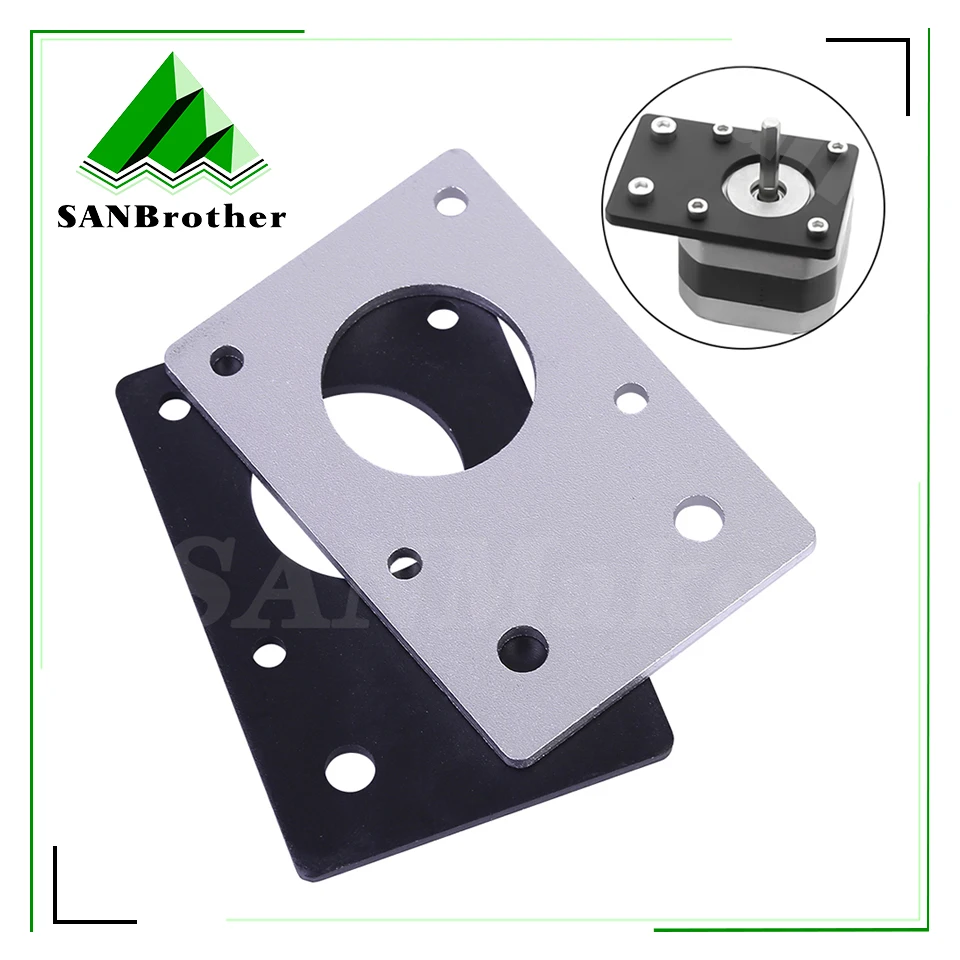 

NEMA 17 42-Series Stepper Motor Mounting Plate Fixed Plate Bracket For 3D Printer CNC Parts fit 2020 Profiles