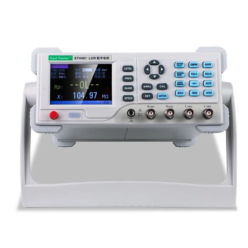 ET4401 misuratore di induttanza di impedenza di resistenza di capacità del ponte digitale da tavolo misura L CR Bridge L CR Meter