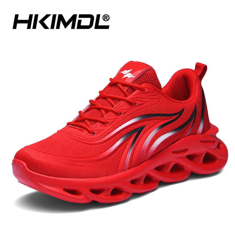 

HKIMDL Brand Breathable Mesh Sneakers Men Casual Shoes Super Lightweight Running Shoes 2025 Spring Autumn Non-Slip Male Shoes
