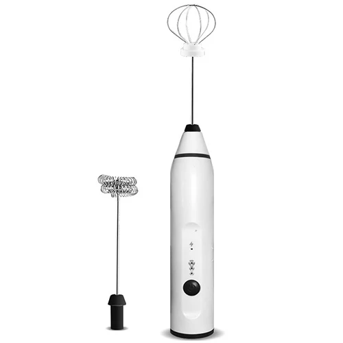 Elektrischer Milchaufschäumer, Schaumbereiter, Mixer, Kaffee- und Getränkeaufschäumstab, USB3 in 1, tragbarer wiederaufladbarer Handschäumer, hohe Eiergeschwindigkeit