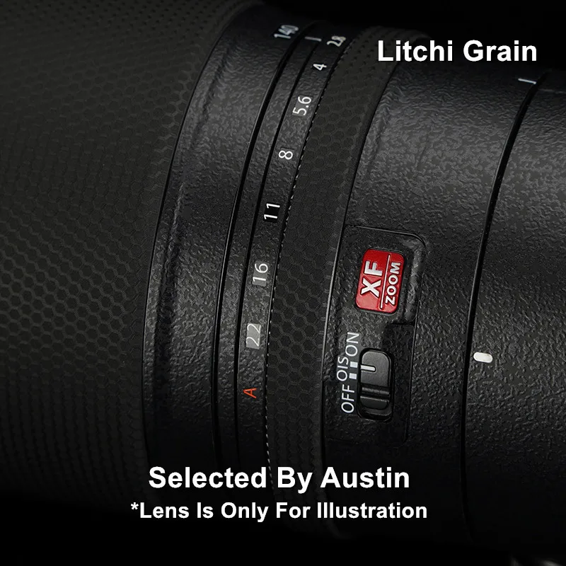 عدسة ملصق مائي الجلد ل فوجي XF50-140 f2.8 Fujifilm التفاف فيلم حامي المضادة للخدش معطف غطاء