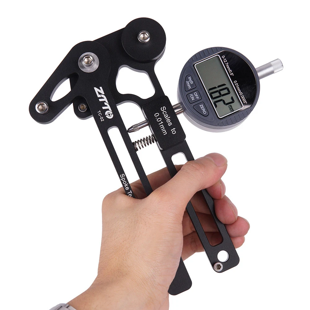 Bike Spoke Tension Tester Digital Scale Bicycle Indicator Attrezi Meter Tensiometer Bicycle Spoke Tension Wheel Builders Tools