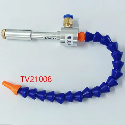 Mini All Aluminum Alloy Vortex Tube Cooler TV21008 Vortex Refrigerator Cyclone Refrigeration Tube Cold Air Gun