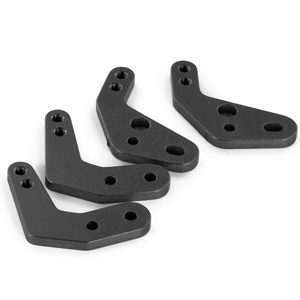 AXSPEED 4PCS Metal Shock Absorber Mount Suspension Extension Shock Tower for Axial SCX10 II 90046 1/10 RC Crawler Car Parts