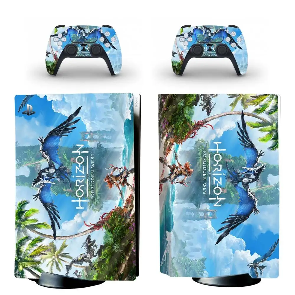 Horizon 2 PS5 Standard Disc Edition Skin Sticker Decal Cover for PlayStation 5 Console & Controller PS5 Skin Sticker Vinyl