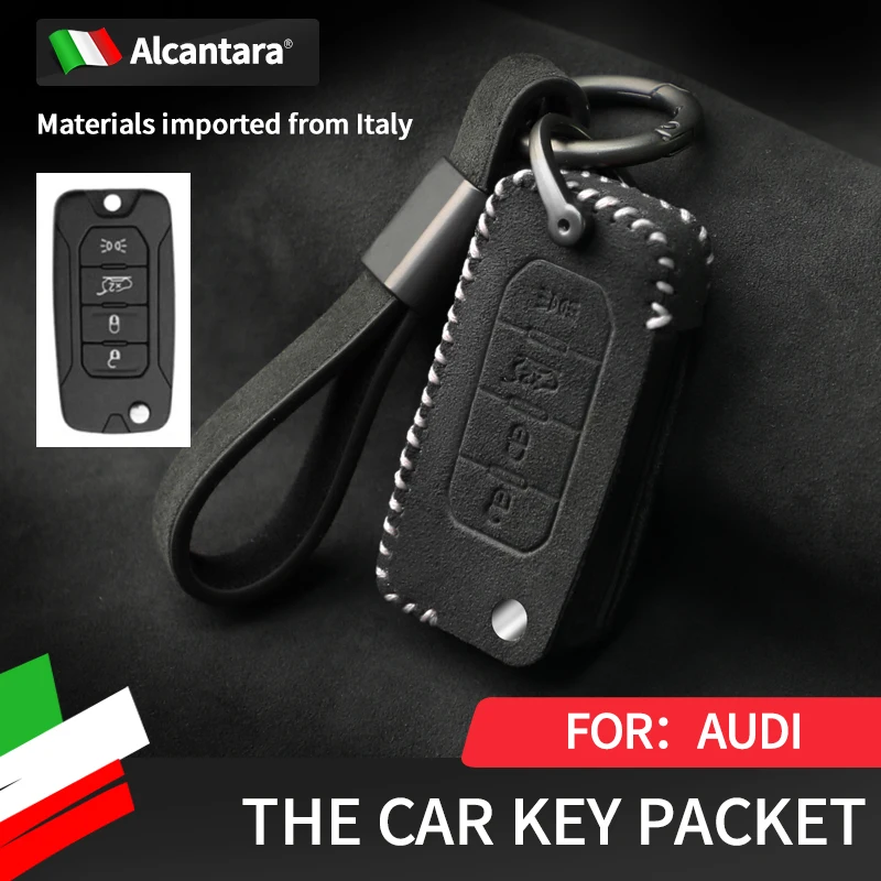 

for Alcantara Jeep Liberty Everbright Commander Compass Liberty Key Sleeve Fur Key Case Clasp