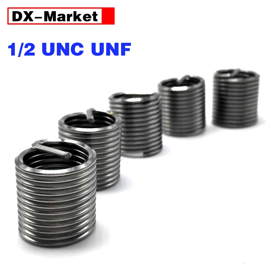 

1/2 Threaded Inserts , 304 Stainless Steel Wire Thread Insert , 1/2-13unc ,1/2-20unf ,G003