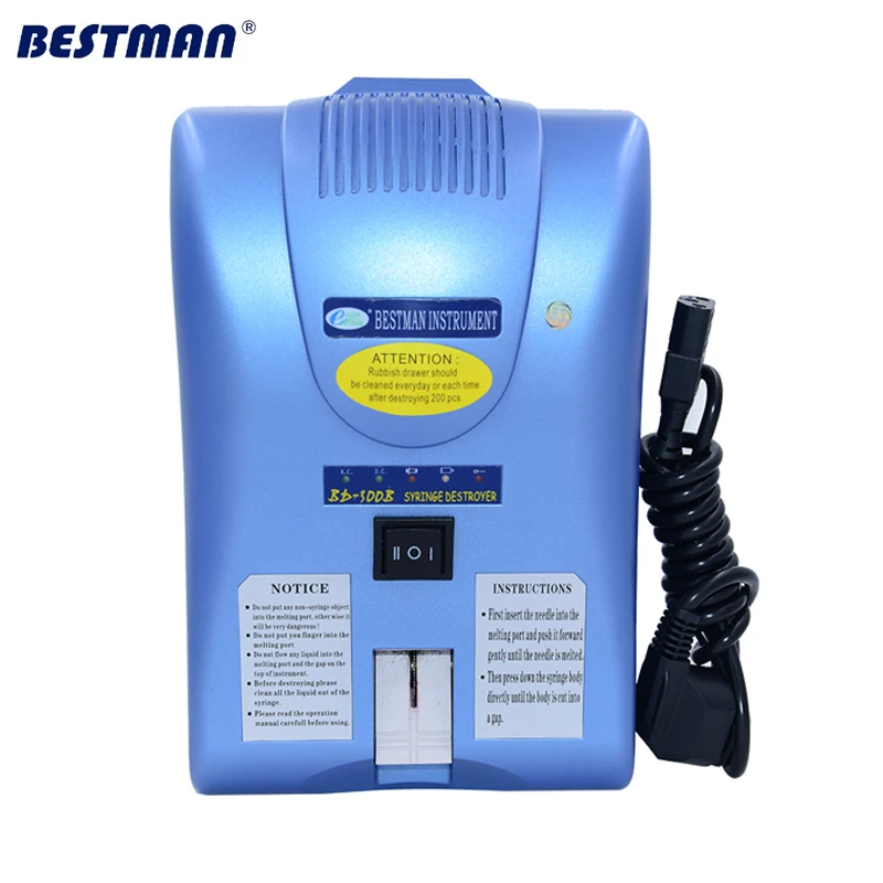 

Bestman BD-300B Hospital needle burner and syringe destroyer needle destroyer