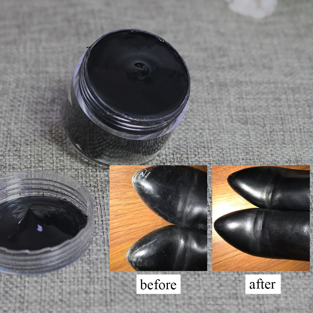 Leather Paint Shoe Cream for Leather Sofa Bag Clothing Repair Restoration Color Change Paint 30ml Bl