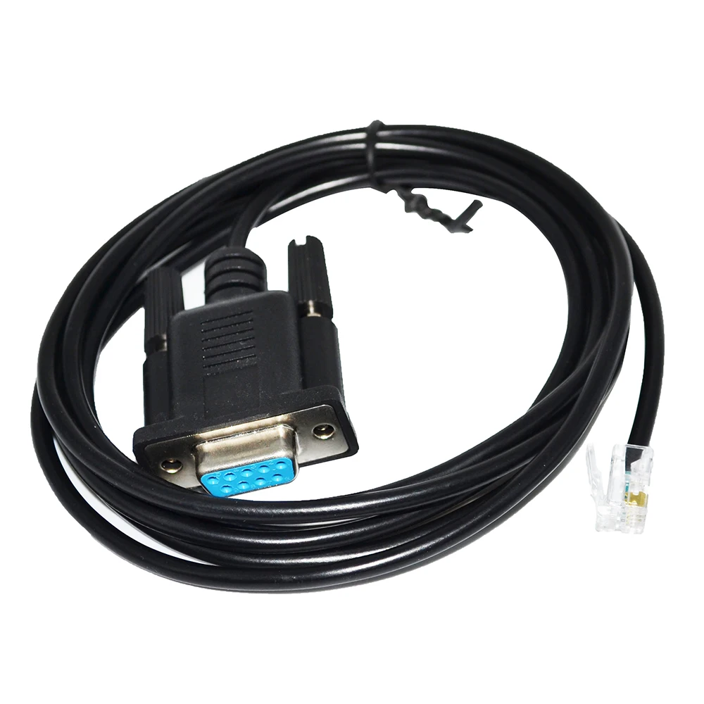 D-SUB 9 PIN 9P DB9 FEMALE TO RJ9 RJ10 RJ11 4P4C PLUG RS232 SERIAL COMMUNICATION CABLE, RJ9 RJ11 TO COM DB9 FEMALE CONNECT KABLE