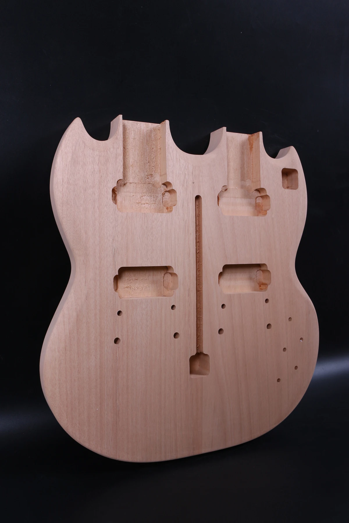 

ONE SET Unfinished SG electric guitar body AND neck 1pcs mahogany made high quality