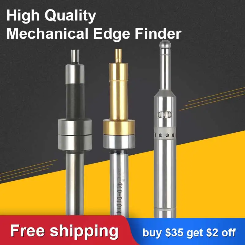 

UCHEER 1pcs High Quality Mechanical Edge Finder for Milling Lathe Machine Touch Point Sensor Work quickly Measurement Tool